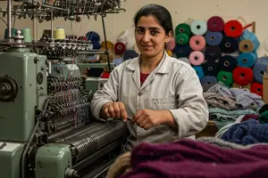        عمال تشغيل ماكينات صنع النسيج والتريكو 